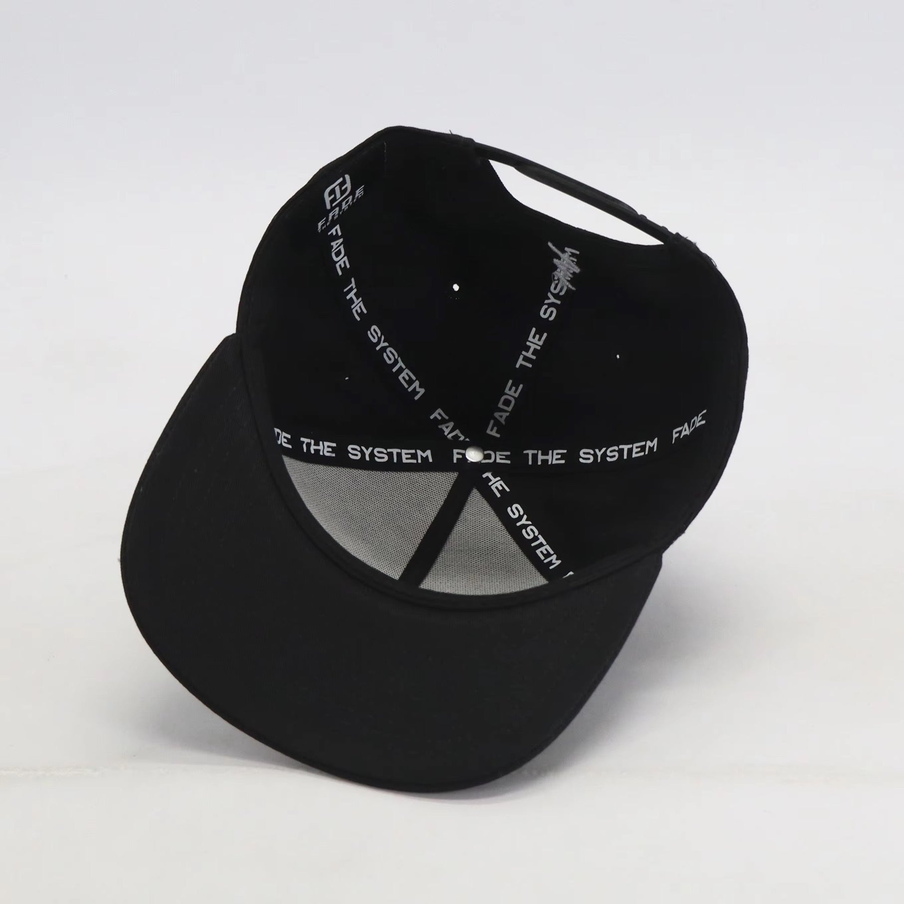 FADE THE SYSTEM KIDS BLACK A-FRAME HAT
