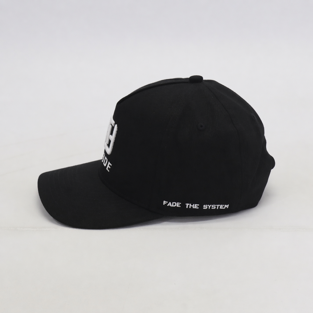 FADE THE SYSTEM KIDS BLACK A-FRAME HAT