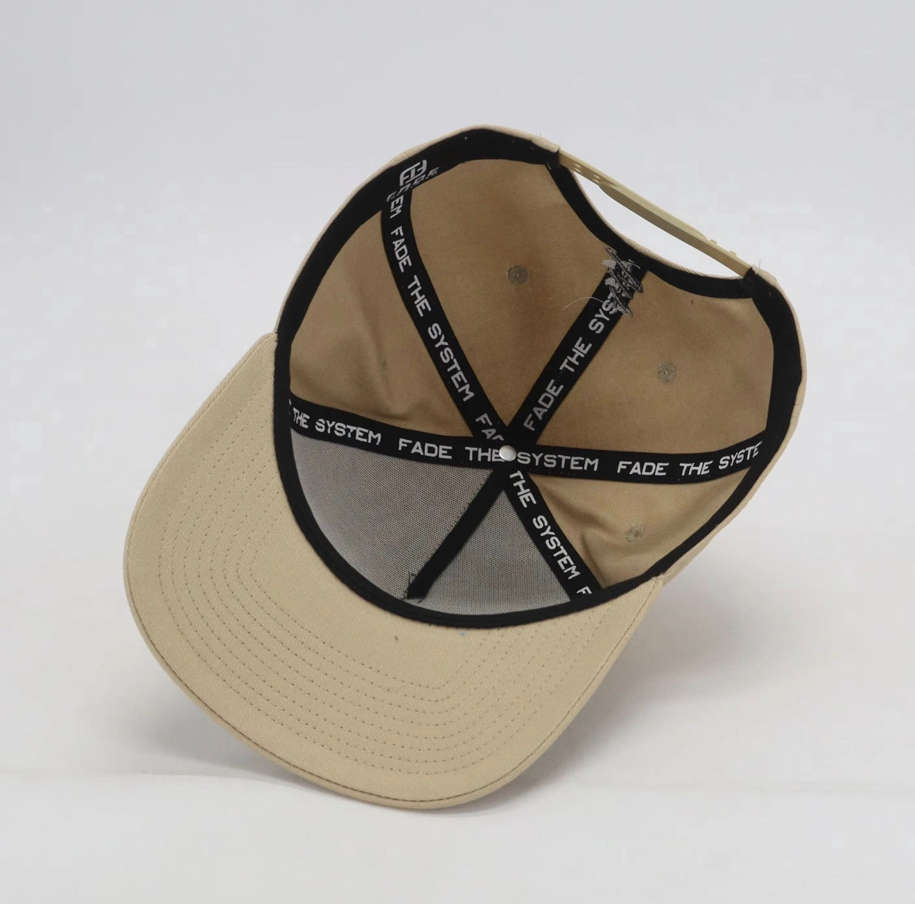 FADE THE SYSTEM BEIGE DEEP FIT A-FRAME HAT