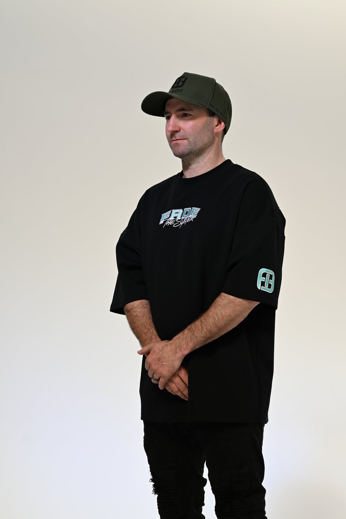 FADE THE SYSTEM STATEMENT SERIES TEE - TEAL