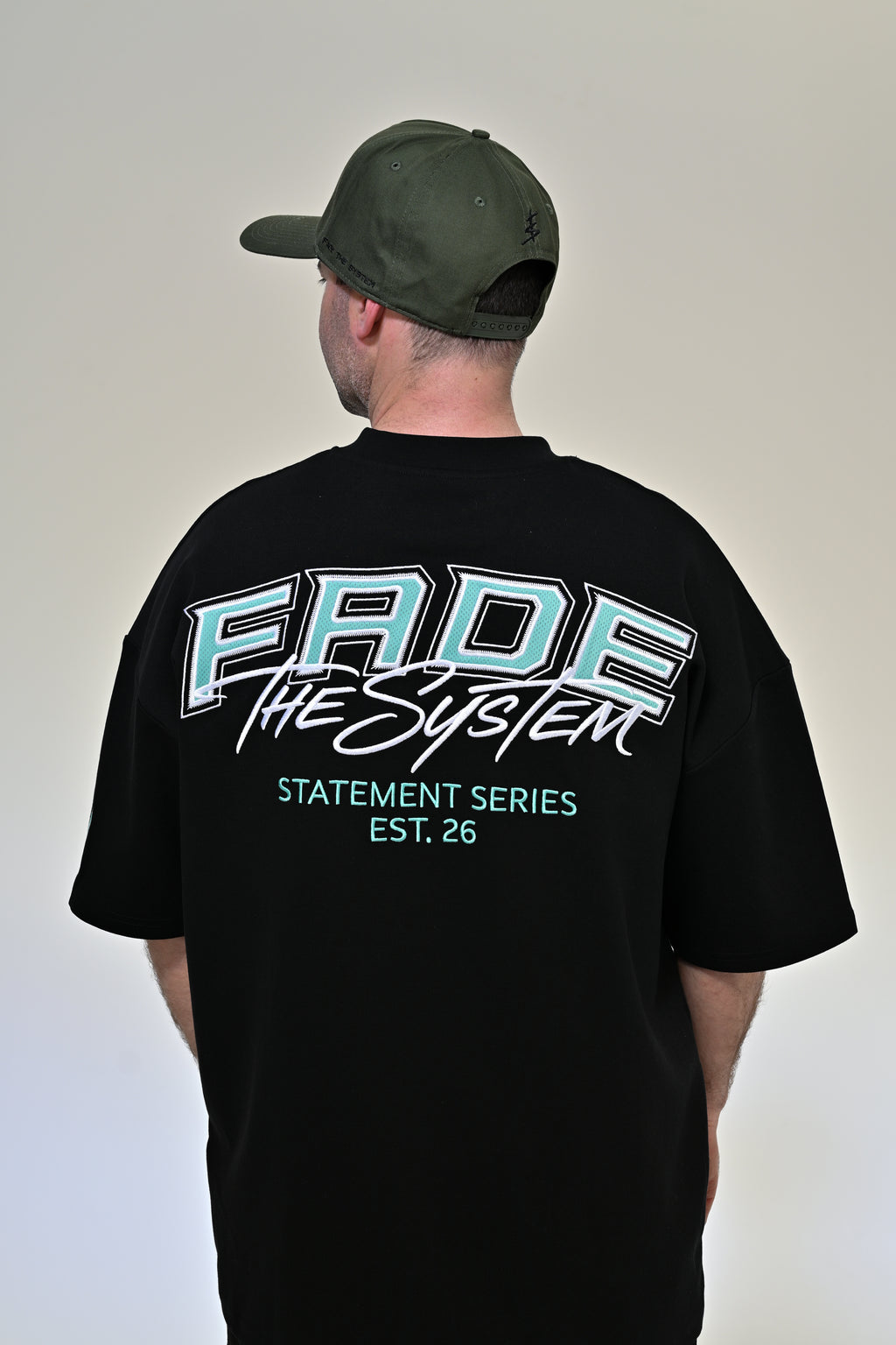 FADE THE SYSTEM STATEMENT SERIES TEE - TEAL
