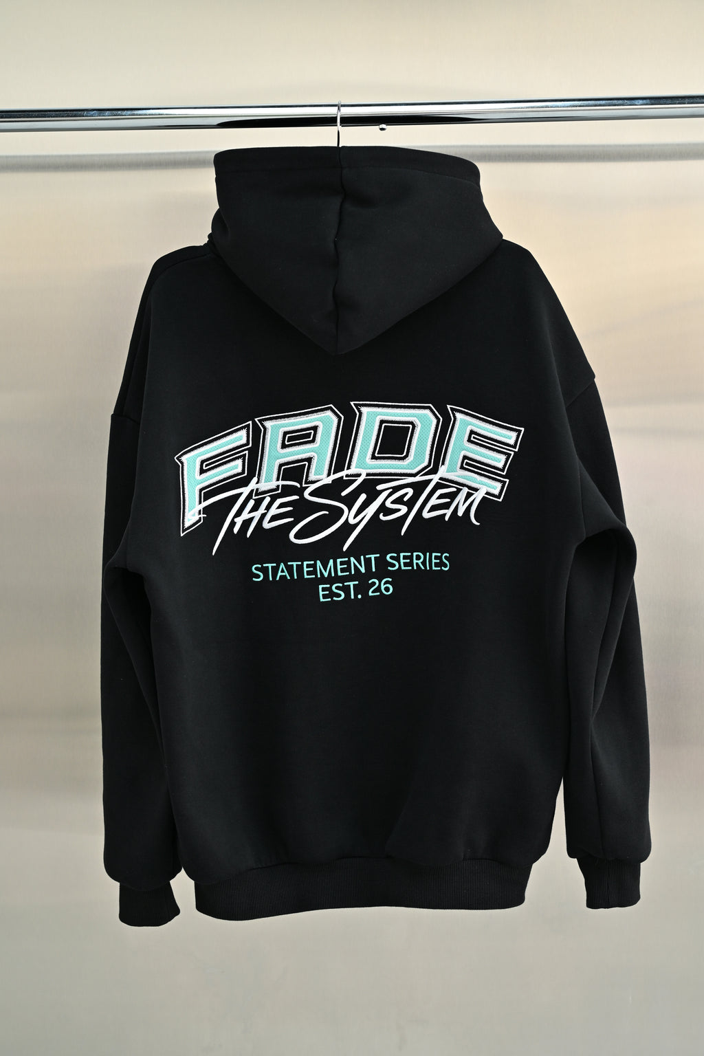 FADE THE SYSTEM STATEMENT SERIES HOODIE - TEAL