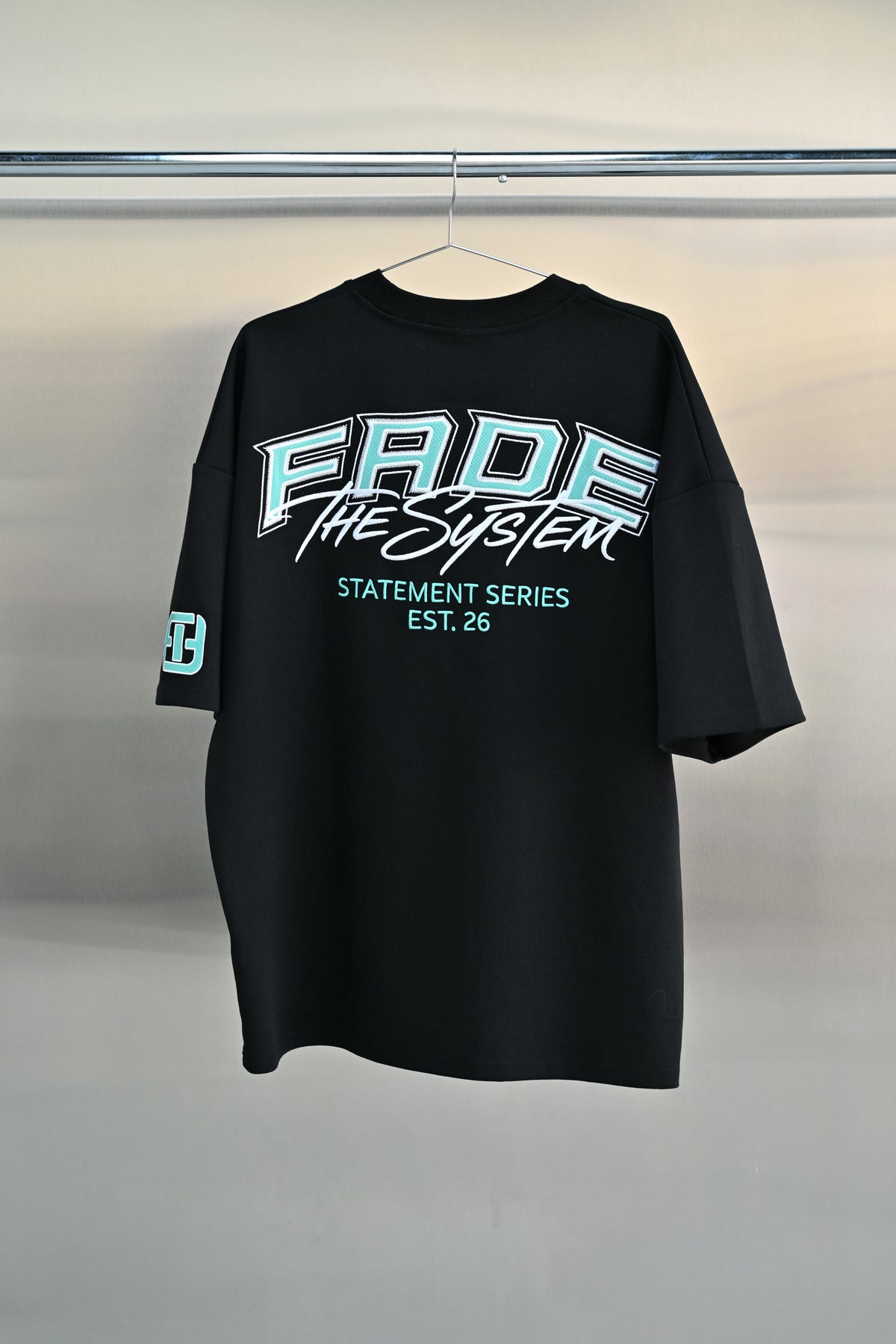 FADE THE SYSTEM STATEMENT SERIES TEE - TEAL